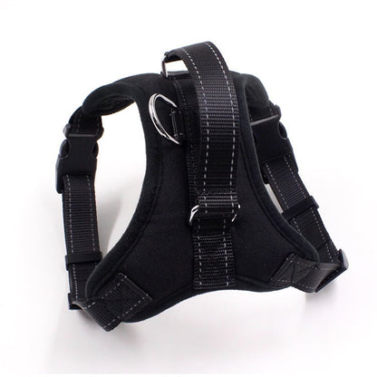 Adjustable Dog Chest Harness, Soft Cloth, 6 Colours (XS–XL)