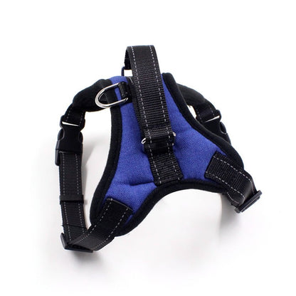 Adjustable Dog Chest Harness, Soft Cloth, 6 Colours (XS–XL)