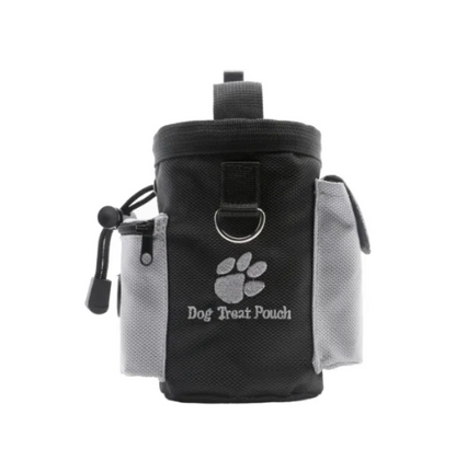 Dog Treat Bag with Waist Clip and Drawstring: Training and Walking Pouch