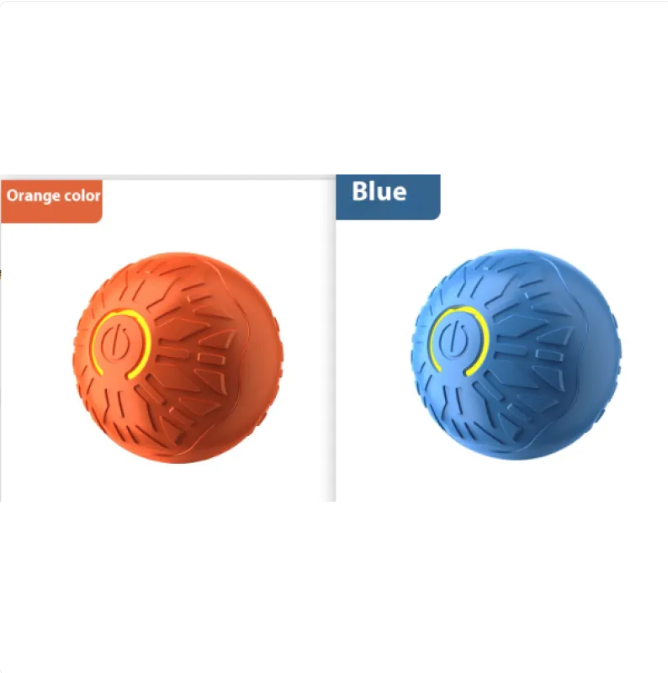 Interactive Jumping Ball for Dogs, Self-Moving with LED Lights