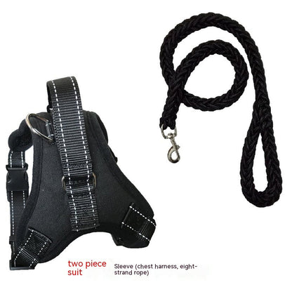 Adjustable Dog Chest Harness, Soft Cloth, 6 Colours (XS–XL)
