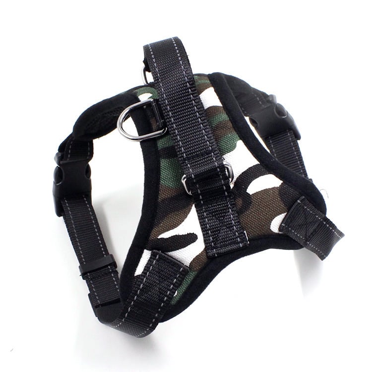 Adjustable Dog Chest Harness, Soft Cloth, 6 Colours (XS–XL)